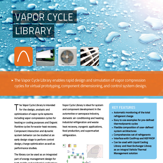 Modelon Vapor Cycle Library