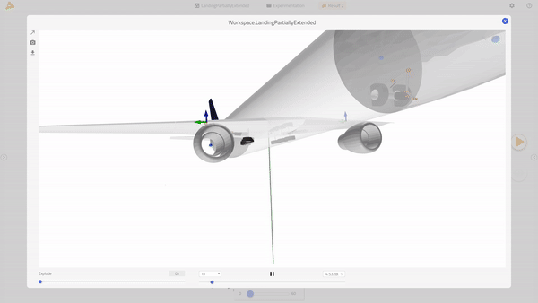 Dynamic Simulation of an Aircraft Landing in Modelon Impact