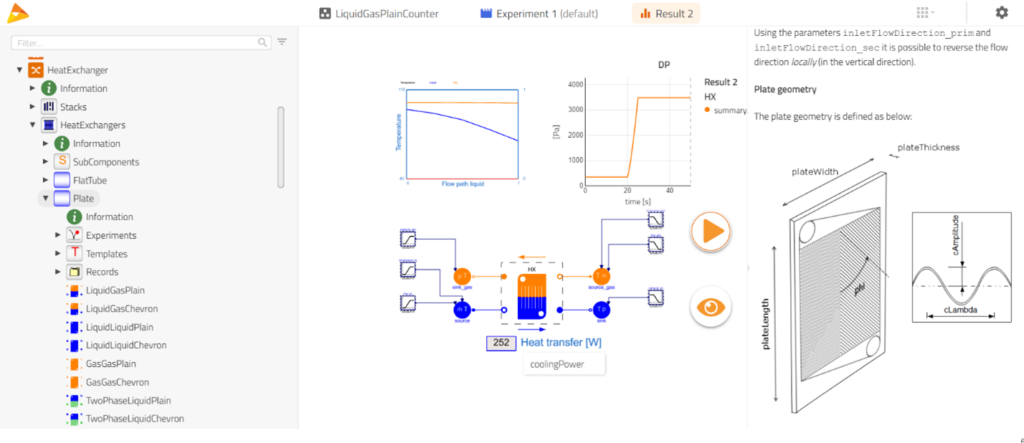 Heat Exchanger Simulation and Sizing