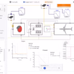 Explore hydraulic brake actuation dynamics while slowing down on the runway.