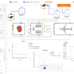 Explore hydraulic brake actuation dynamics while slowing down on the runway.