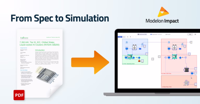 From Spec to Simulation: An AI Agent Builds a Data Center Cooling Model